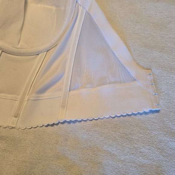 Dominique Womens 36DD E Backless Strapless Juliette Satin Longline Bustier Bra - Picture 14 of 16